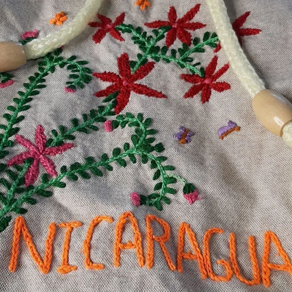 Hand Crafted Nicaragua Cloth Backpack - Picture 8 of 8